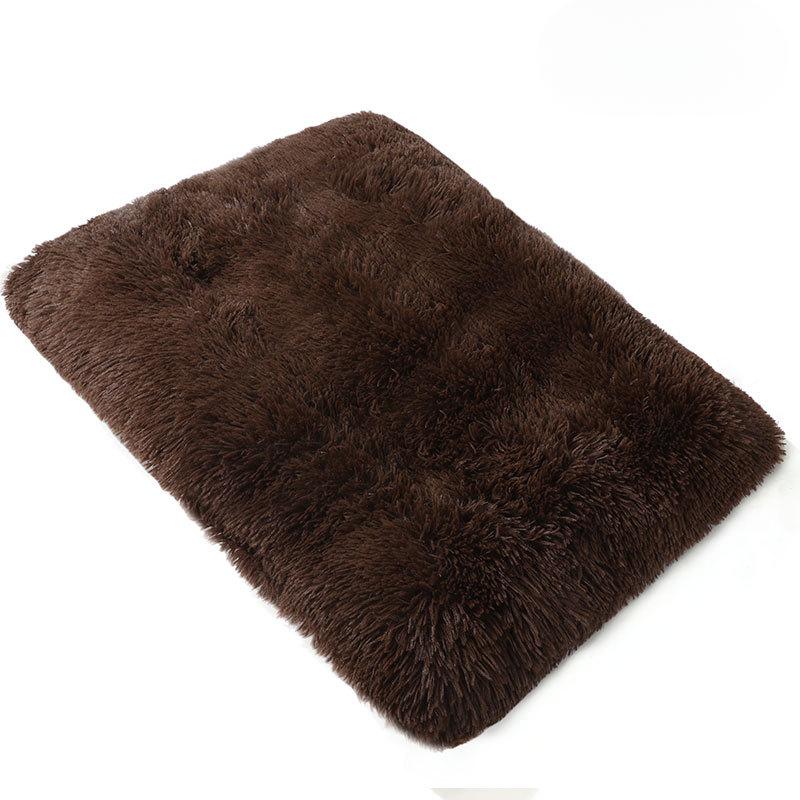 Коврик для питомца, плюшевый коврик для собаки, зимний теплый спальный коврик для питомца, кровать для собаки, удобное гнездо для кошки, собачий домик для домашних животных