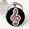 1/2 шт. Брелок на музыкальную тематику, прочный, сделай сам, аксессуары для ключей автомобиля, креативный кулон для мужчин и женщин, сувенир для путешественников, подарки для любителей