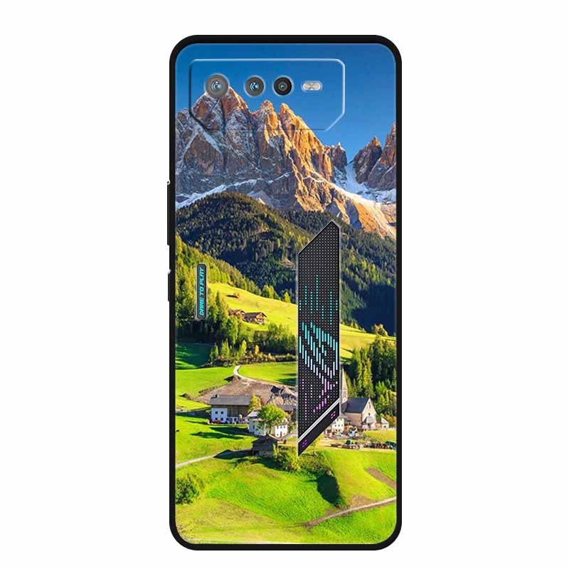 Чехол для Asus ROG Phone 6 Роскошный Силиконовый ТПУ Мягкий Чехол для Телефона для Asus ROG Phone 6 Pro Funda Rog6 Защитный Мультяшный Coque