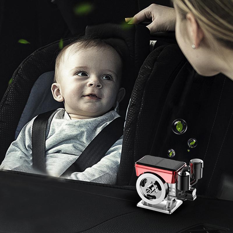 Автомобильные масляные диффузоры Вращающийся автомобильный диффузор духов на солнечных батареях Имитация двигателя трактора Автомобильный диффузор духов Автомобильная ароматерапия