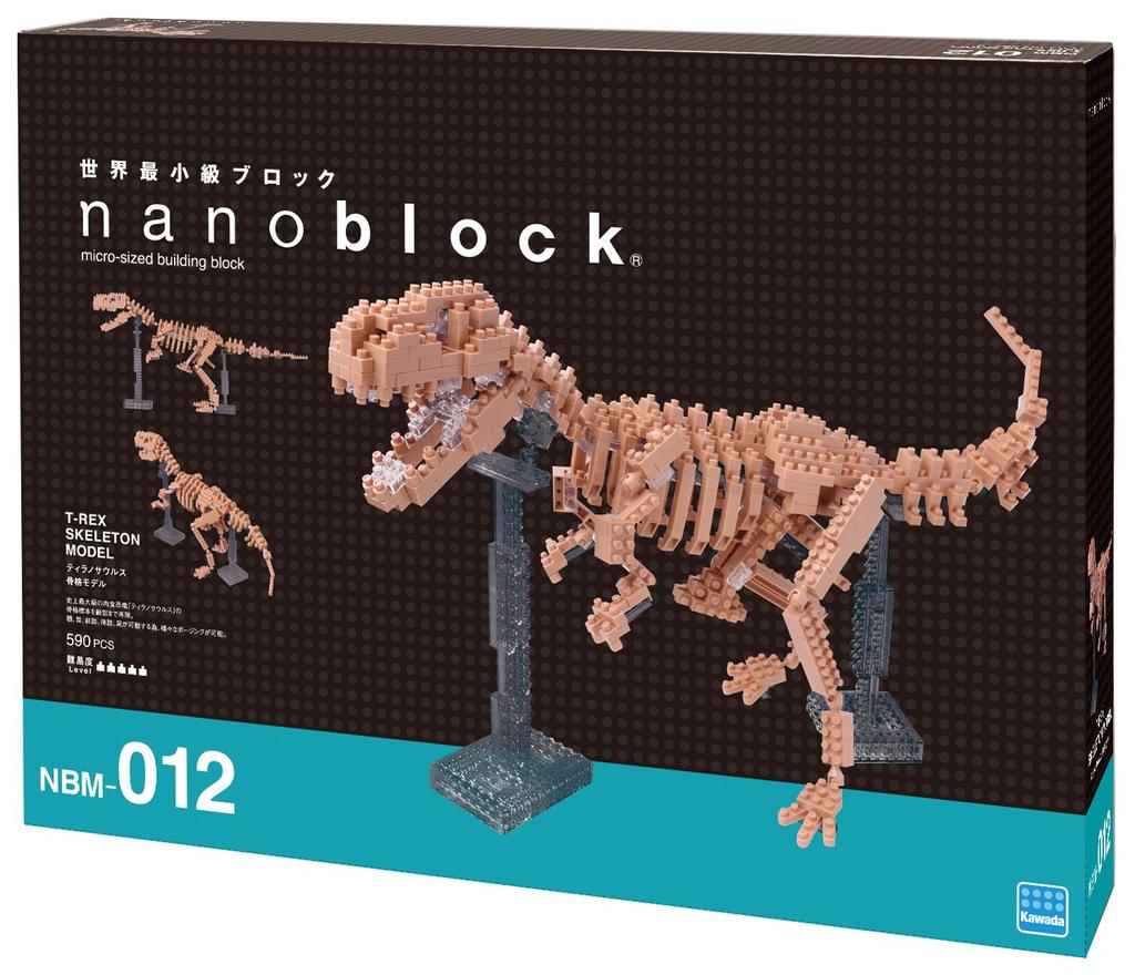 Модель скелета тираннозавра Nanoblock NBM-012