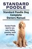 Книга Standard Poodle Standard Poodle Dog Complete Owners Manual Standard Poodle Boo by George Hoppendale - Paperback