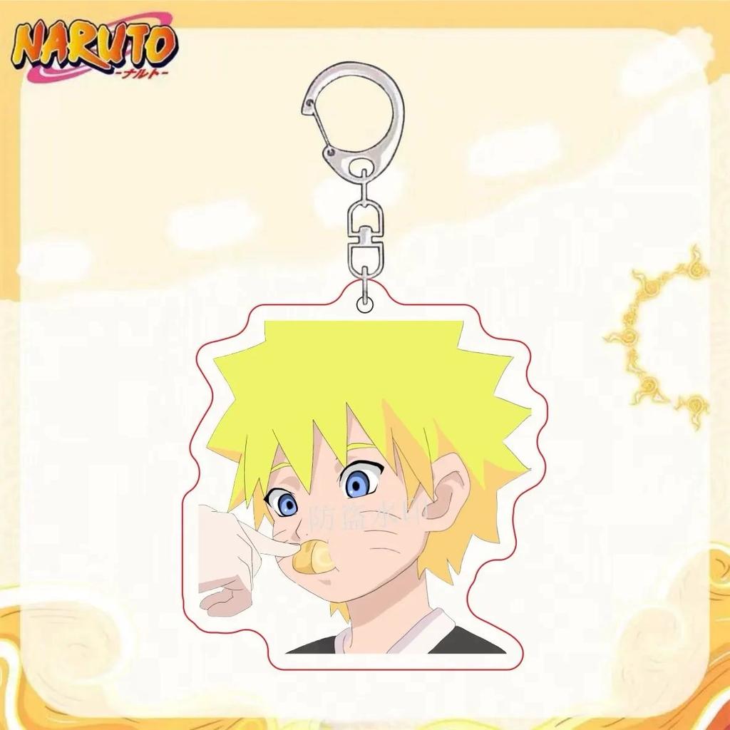 Аксессуары для акриловых брелоков Аниме Наруто Брелок для ключей с рисунком из мультфильма Узумаки Наруто