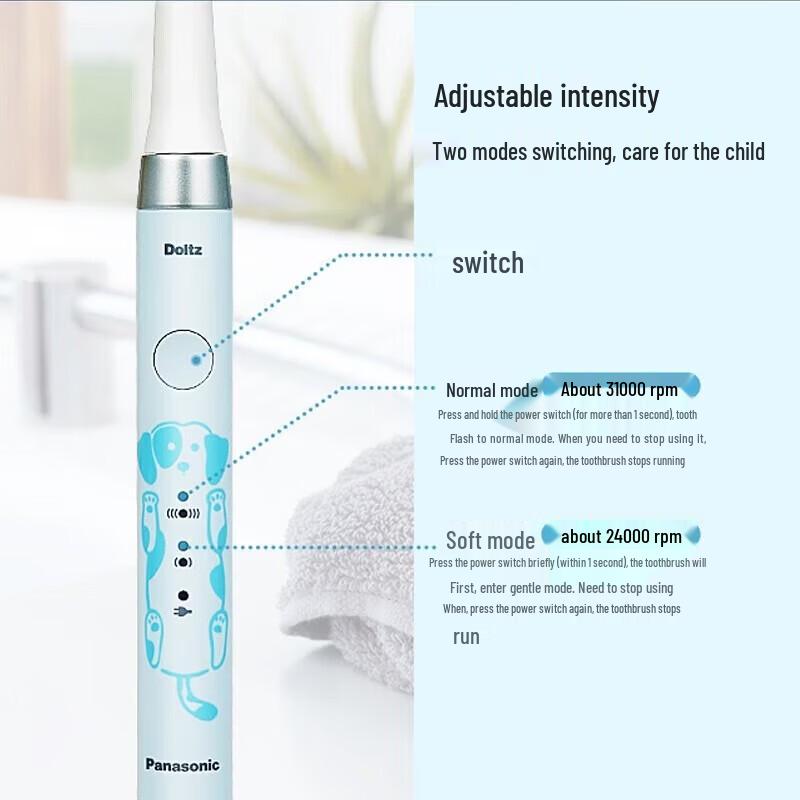 Panasonic Smart Sonic Electric Toothbrush CN plug (adapter included)