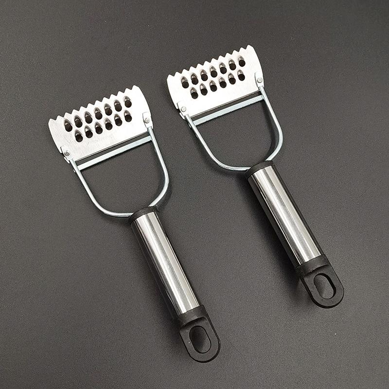 3-in-1 Planing Knife Stainless Steel Scraping Knife Grater Melon Paring Knife Fish Scale Planer Grater