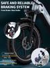 ONESPORT OT08 Electric Bike 500W Motor 48V 18Ah Battery 20 Inch Fat Tire E-Bike with Hydraulic Disc Brake for All Terrain