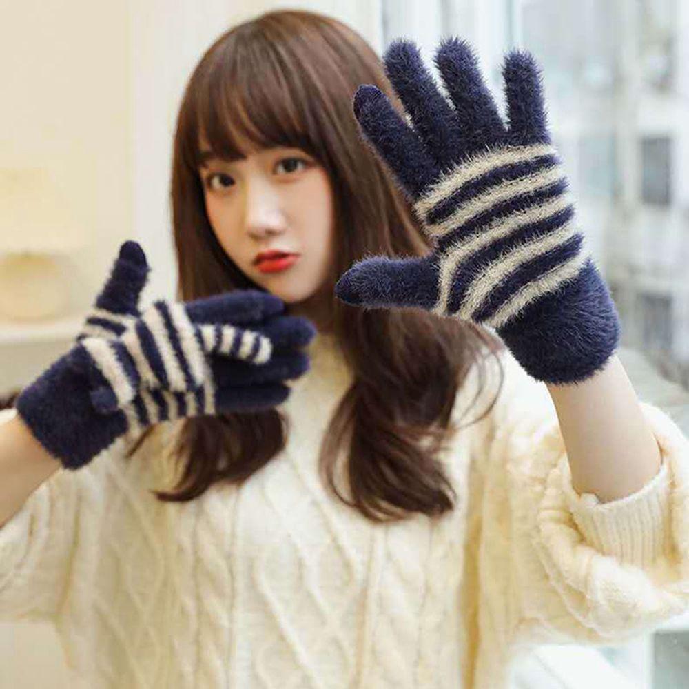 Женские перчатки Женские перчатки Cat Женские перчатки Шерстяные варежки Вязаные перчатки из кашемира