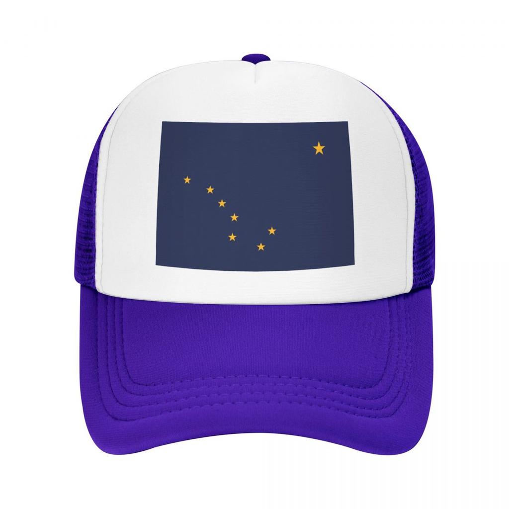 Flag Of Alaska Unisex Cap Casual Plain Baseball Cap Adjustable Snapback Trucker Hats For Women Unisex