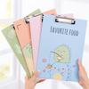 Writing Board with Hanging Hole Cartoon Design Portable Smooth Creative Space-saving Indeformable Student Papers Word Board File Folder Daily Use