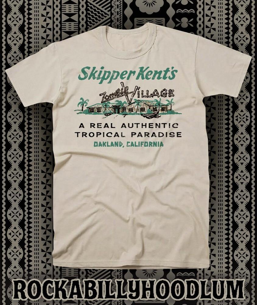 Retro Tiki T Shirt Bar Mug Restaurant Polynesian Skipper Kent Oakland Ca
