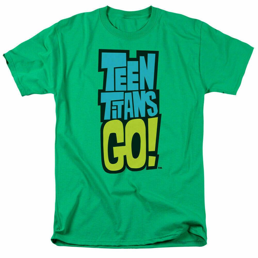 26 Teen Titans Go! Мужская футболка с логотипом Лицензионный мультяшный мерч Зеленая унисекс футболка