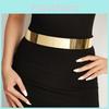 Gold Metal Belt With Lobster Clasp And Extended Chain For Daily Fashion Accessory