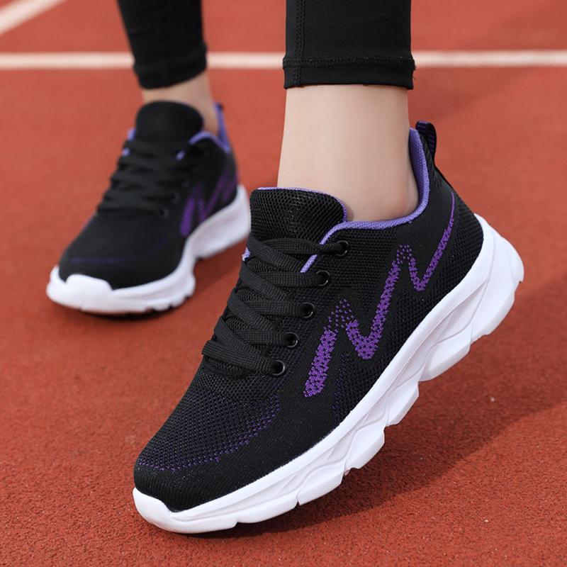 Lightweight Women Running Shoes Breathable Female Sports Shoes Anti-slip Women Sneakers Outdoor Flexible Vulcanized Shoes