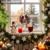 Acrylic Cardinal Bird Suncatcher Stained Glass Effect Window Hanging Ornament Bird Lover Gifts for Mom Grandma