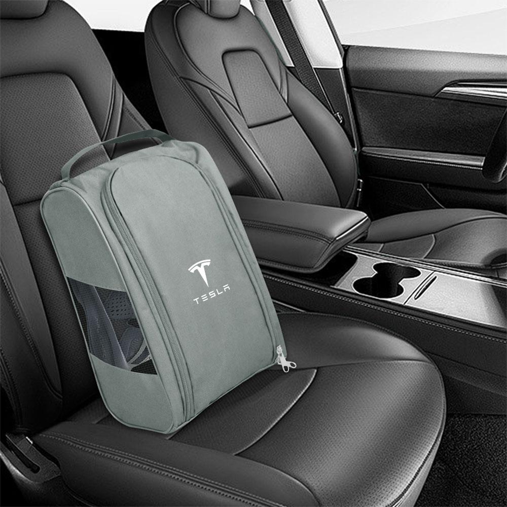 glpyx8 Car Emblem Sneaker Storage Bag Auto Organizer Interior Accessories for Tesla Model 3 Model S Model X Coil Mod WYE K80 Roadster