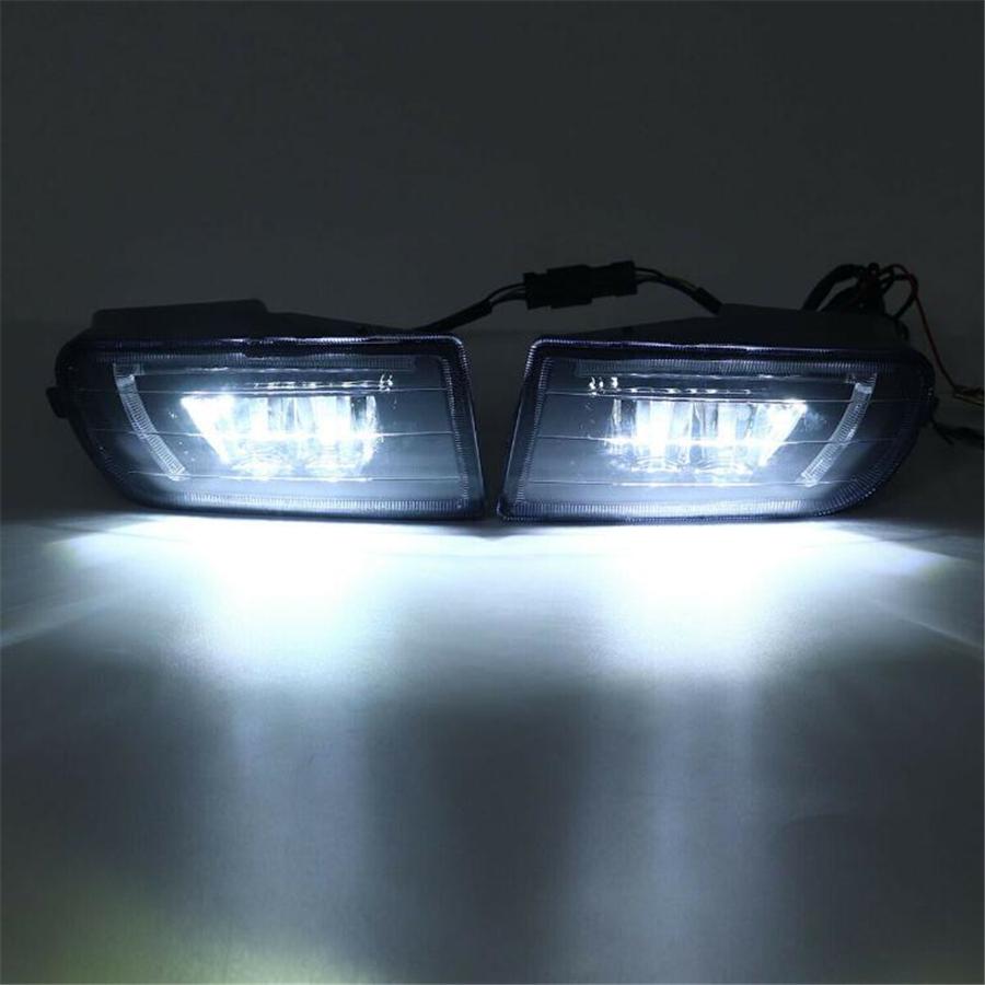 Right+Left Front Bumper Fog Light Lamp + Parking Corner Light Fit For Toyota Corolla AE100 AE101 1993-1999