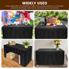 Table Cover Double Satin Open Back Fitted Table Cloth Machine Washable Square Tablecloth Decorative for Party Banquet Exhibition