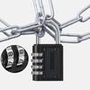4 Dial Digit Combination Lock Weatherproof Protection Security Padlock Outdoor Safely Code Lock
