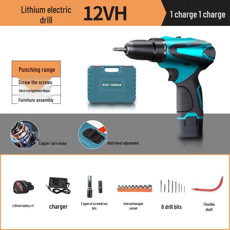 Аккумуляторная многофункциональная мощная щеточная литиевая электродрель