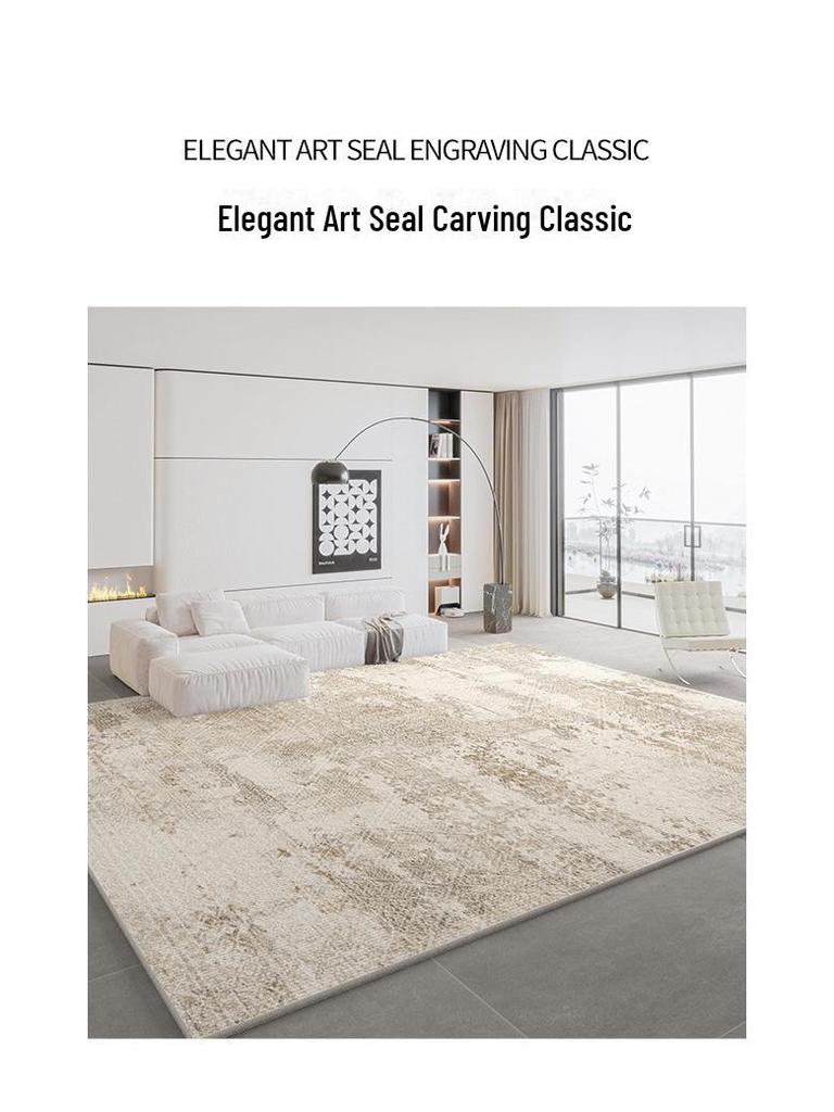 2024 Высококачественный ворсовый ковер с петлями для гостиной, спальни и журнального столика – большой напольный коврик