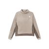 ACG Wolf Tree Logo Fleece-Lined Mock Neck Long Sleeve Sweatshirt Women Tops Mineral-Grey DQ5843-087