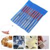 10pcs Diamond Coated Precision File Square Multifunctional File Diamond File Set  Stone Grinding
