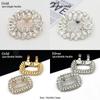 Bride Shoes Rhinestones Crystal Shiny Decorative Clips Shoe Clips Shoes Decorations Charm Buckle