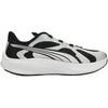 Puma Pounce Lite Ткань Нейтральный Диск Jr Удобные Низкие Детские Кроссовки Унисекс Кроссовки Серебристый Черный 404687-01