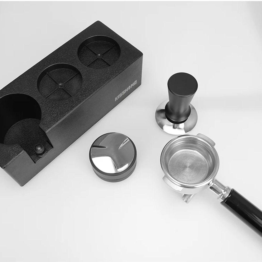 Flat/Thread Base Espresso Tamper 51mm/53mm/58mm Spring Loaded Tamper  Coffee Barista