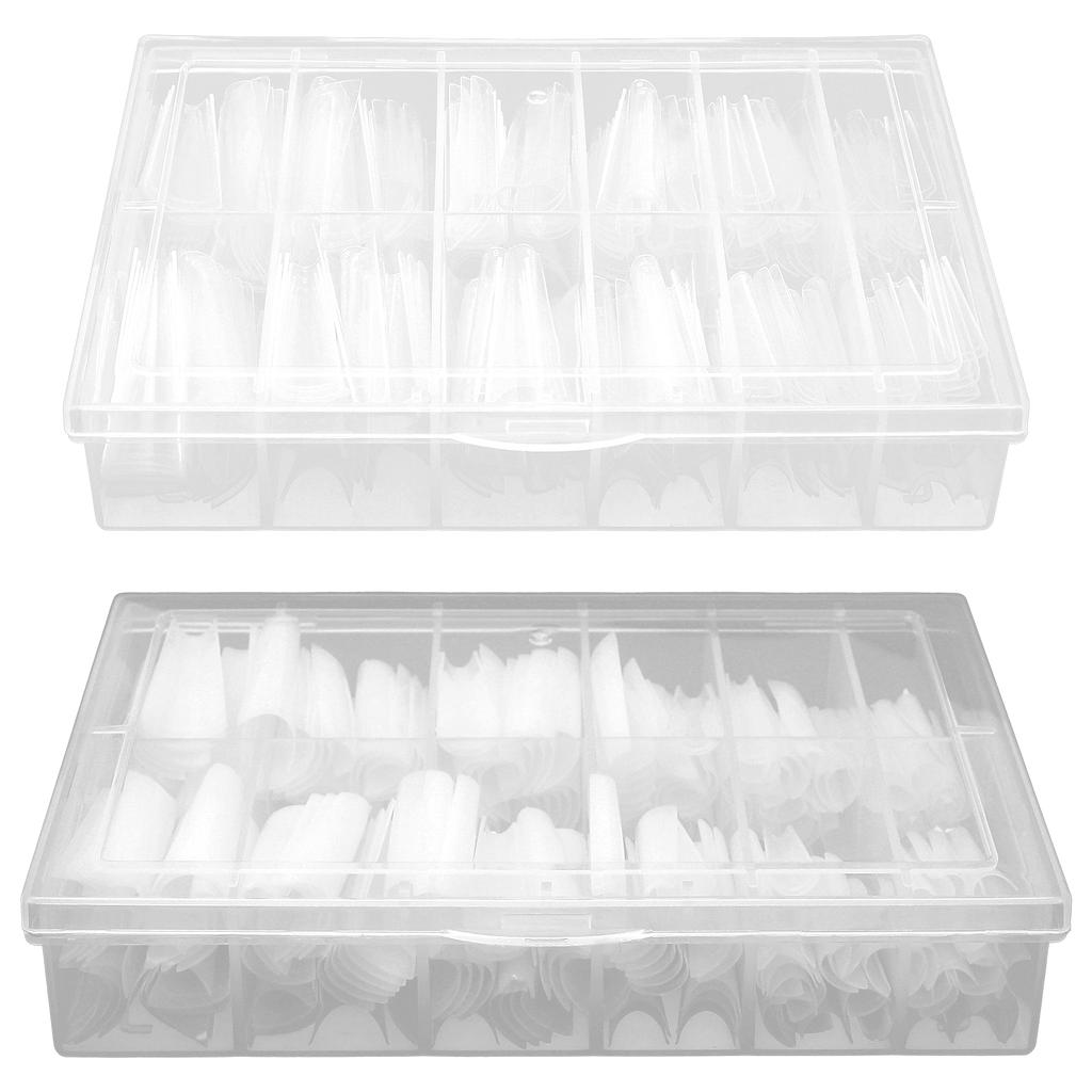 240pcs Extra Long Nail Tips Artificial French False Nail Tips for  Nail Salon