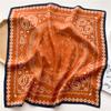 Silk Scarf Neckerchief Women'S Silk Square Scarf Purse Luxury Scarf For Women Designer Silk Headscarf