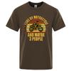 I Like My Motorcycle And Maybe 3 People TShirts Unisex Casual Loose Clothing Oversized Summer Tops Cotton Cartoon Unisexs Tshirts