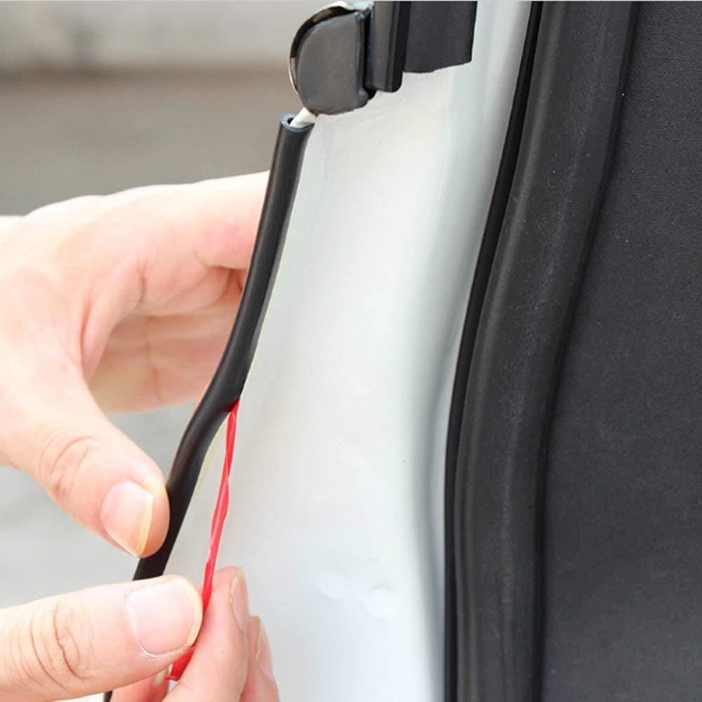 CTRICALVER Car Door Edge Protector, 5M Car Edge Trim Seal Protector U Shaped Car