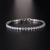Unisex Cross-Border European & American Hip-Hop Zircon Tennis Bracelet – Simple & Fashionable