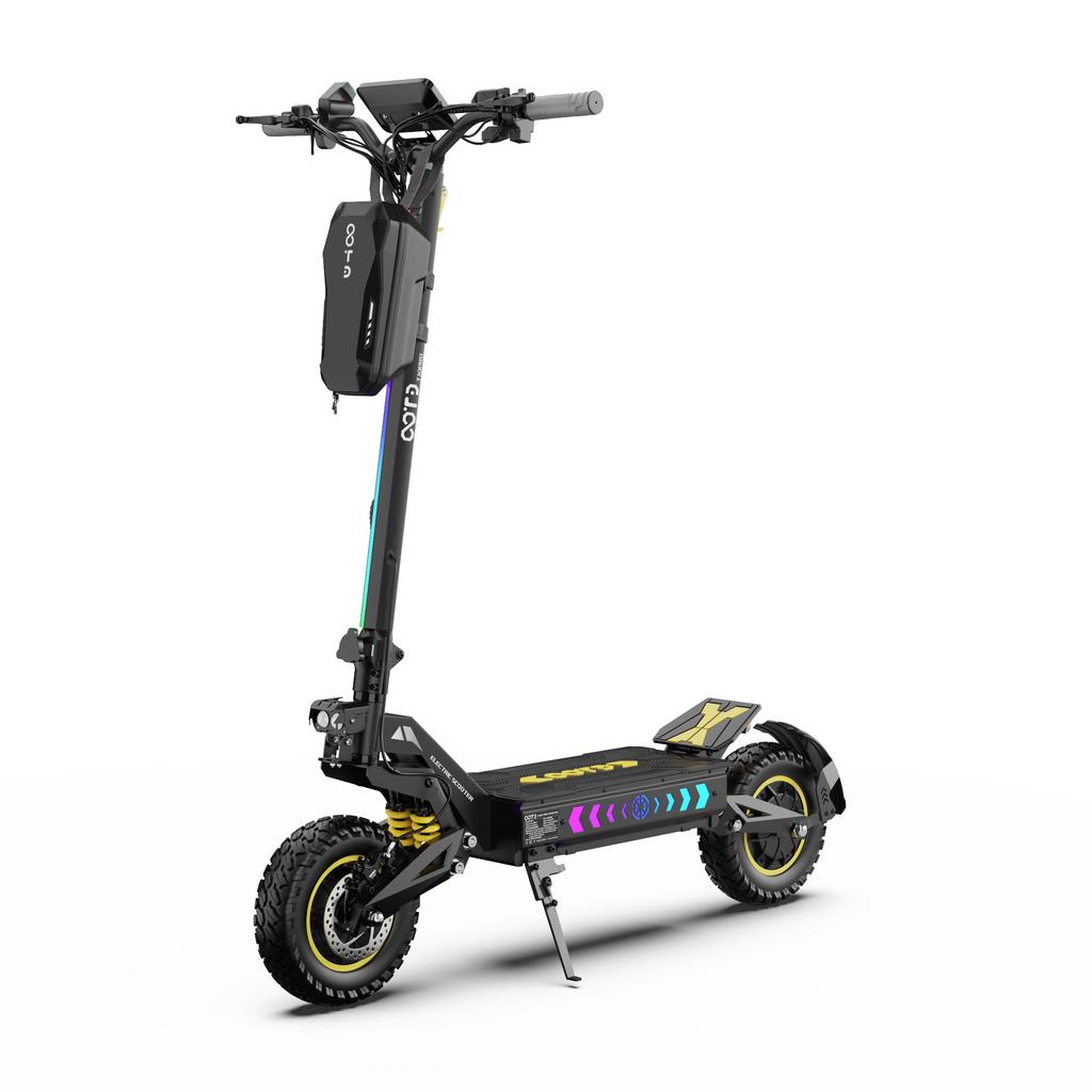 OOTD T10 Pro 11'' Electric Scooter, 1300W*2 motors, 52V 23.4Ah battery, top speed 65 km/h, range approximately 70 km/h.