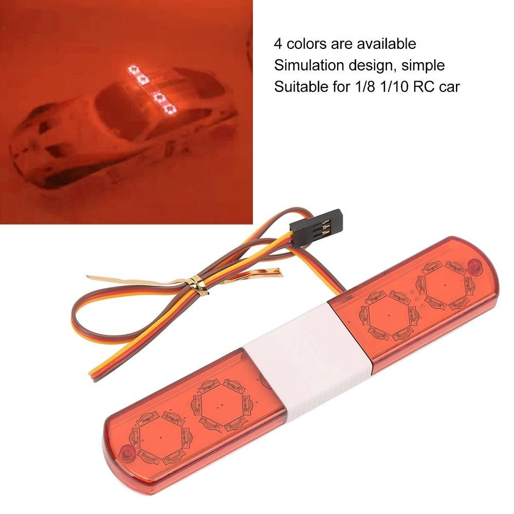 Nine Flashing Modes RC Alarming Light 115mm Light Bar Lamp Durable Alarming Light RC Car