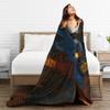 Warm Soft  Boys Airplane Travel Ozzy Osbourne   Bedding Throws  Flannel Bedspread For Couch Chair Sofa Bed Print Sofa Bed Cover
