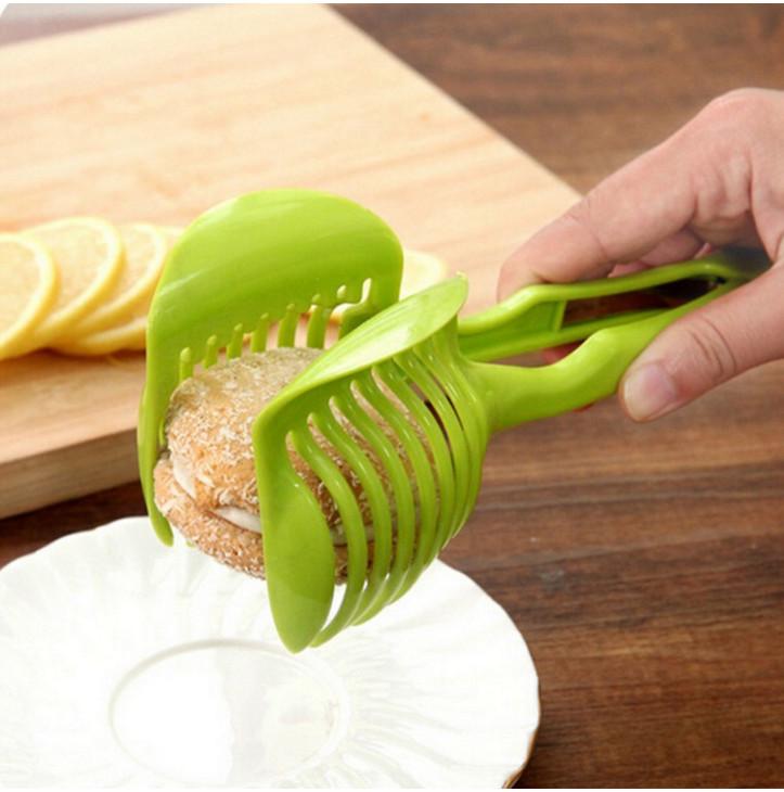 Легкая нарезка для лимона и помидоров Кухонный инструмент Красный Городской Резак