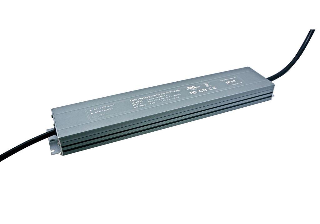 Ультратонкий водонепроницаемый блок питания 12В/24В, 30Вт-360Вт, DC Constant Voltage IP67