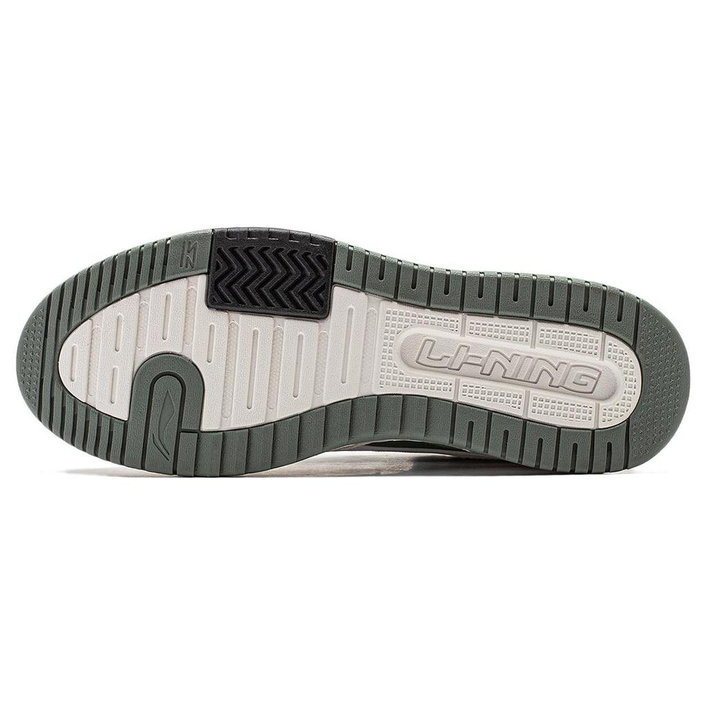 Li Ning Mountain Original 2.0 повседневные универсальные высокие кроссовки для скейтбординга мужские кроссовки белые зеленые AGCT291-2