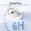 CangHua 3-in-1 Rechargeable USB Auto-Oscillating Desk Fan