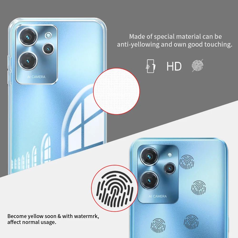 Для Oukitel C32 Чехол Модный Прозрачный Мягкий Силиконовый Чехол для Телефона Для OUKITEL C32 C 32 OukitelC32 Прозрачная Противоударная Задняя Крышка Coque