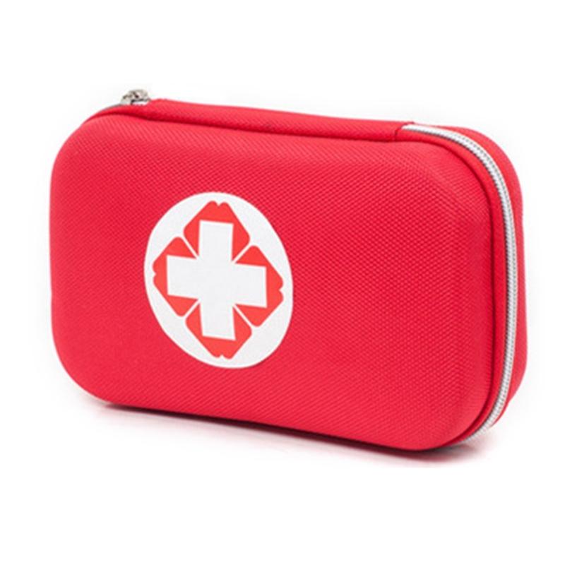 Маленькая аптечка первой помощи Портативные наборы для экстренных случаев Сумка для травм Дорожный медицинский подсумок для автомобиля, дома, кемпинга и пеших походов Прочный