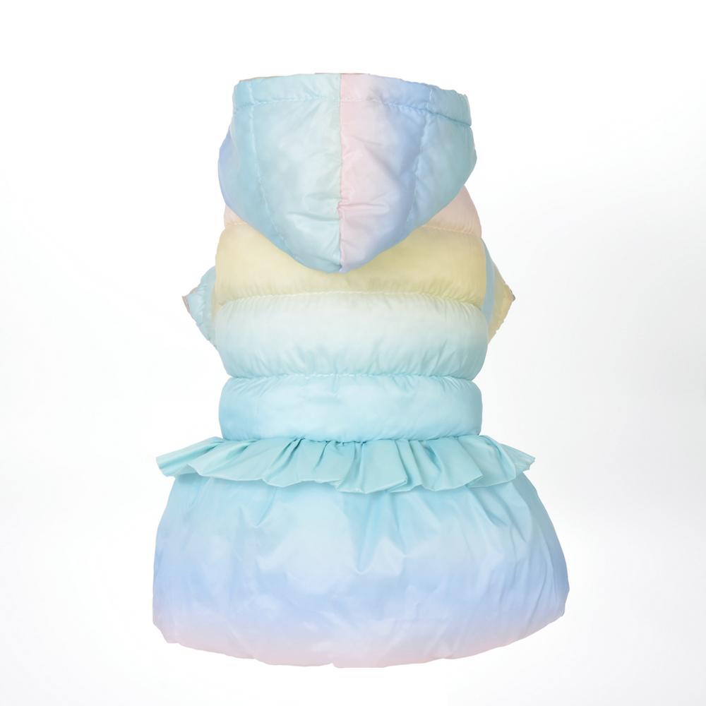 Куртка для собаки с капюшоном Зимняя одежда для маленьких собак Кошек Жилет Милое Мягкое Пальто для щенка Мопс Французский бульдог Йоркширский костюм Одежда для питомца