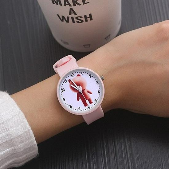 Мятно-зеленые простые повседневные часы в корейском стиле для женщин