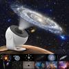 Star and Galaxy Projector for the Room, Night Light for Children 4K HD, 13 Projection Slides with the Solar System, Earth, Moon and Galaxies