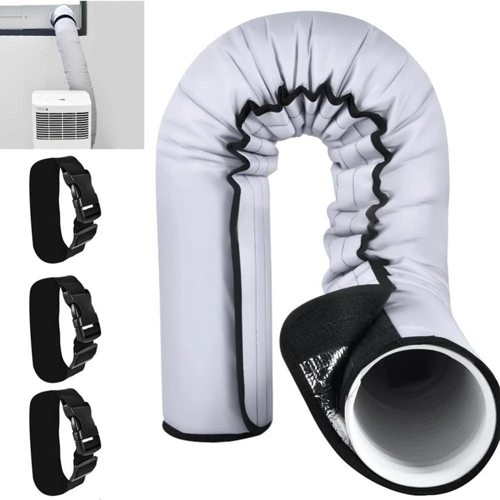 Adjustable Straps Air Conditioner Hose Cover Portable Exhaust Hose Cover Indoor Cooling