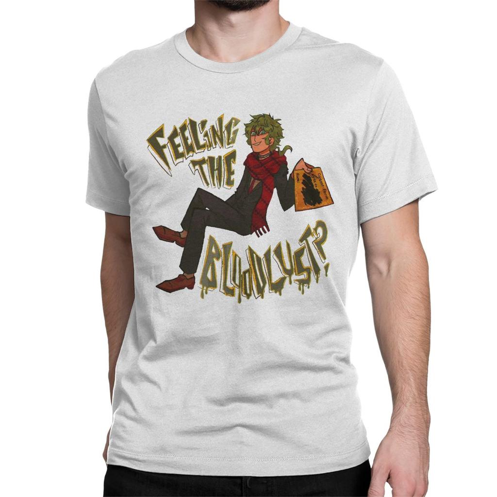 Футболка Midori Feeling The Bloodlust YTTD Футболки из чистого хлопка с коротким рукавом Your Turn To Die Аниме Игра Футболка Одежда с принтом