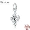 BAMOER 925 Sterling Silver Little Angel Metal Charm Fit Original Bracelet DIY Jewelry