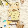 1 шт. Sanrio Pompompurin Пляжное полотенце Полиэстер - Быстросохнущее Легкое Мягкое полотенце для плавания, путешествий, кемпинга, Унисекс пляжный коврик